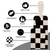 image:imageFRAMAR Chocolate Balayage Board and Paddle Set Highlighting Board 2 PackCream and Black Checkered