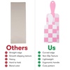 image:imageFRAMAR Chocolate Balayage Board and Paddle Set Highlighting Board 2 PackPink and White Checkered