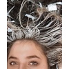 image:imageFRAMAR Back in Black Embossed Roll Aluminum Foil Hair Foils For Highlighting  Medium 320 ft