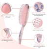 image:imageFRAMAR Pink Hair Brush Detangler Detangling Hairbrush For Women Wet Hair Brush For Girls Hair Detangler Brush Wet Hairbrush Hairbrushes Girls Hairbrush Detangler Reduces Frizz  Floral