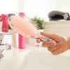 image:imageFRAMAR Pink Hair Brush Detangler Detangling Hairbrush For Women Wet Hair Brush For Girls Hair Detangler Brush Wet Hairbrush Hairbrushes Girls Hairbrush Detangler Reduces Frizz  Floral