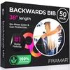 image:imageFRAMAR Backwards Bib Disposable Hair Cutting Capes Salon Protects Clients