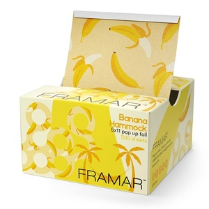 image:imageFramar Banana Hair Foils For Highlighting  Pop Up Hair Foil Highlight Foils For Hair Aluminum Foil Sheets Salon Foils For Hair Stylist Hair Dye Supplies Non Slip 500 Pop Up Foil Sheets