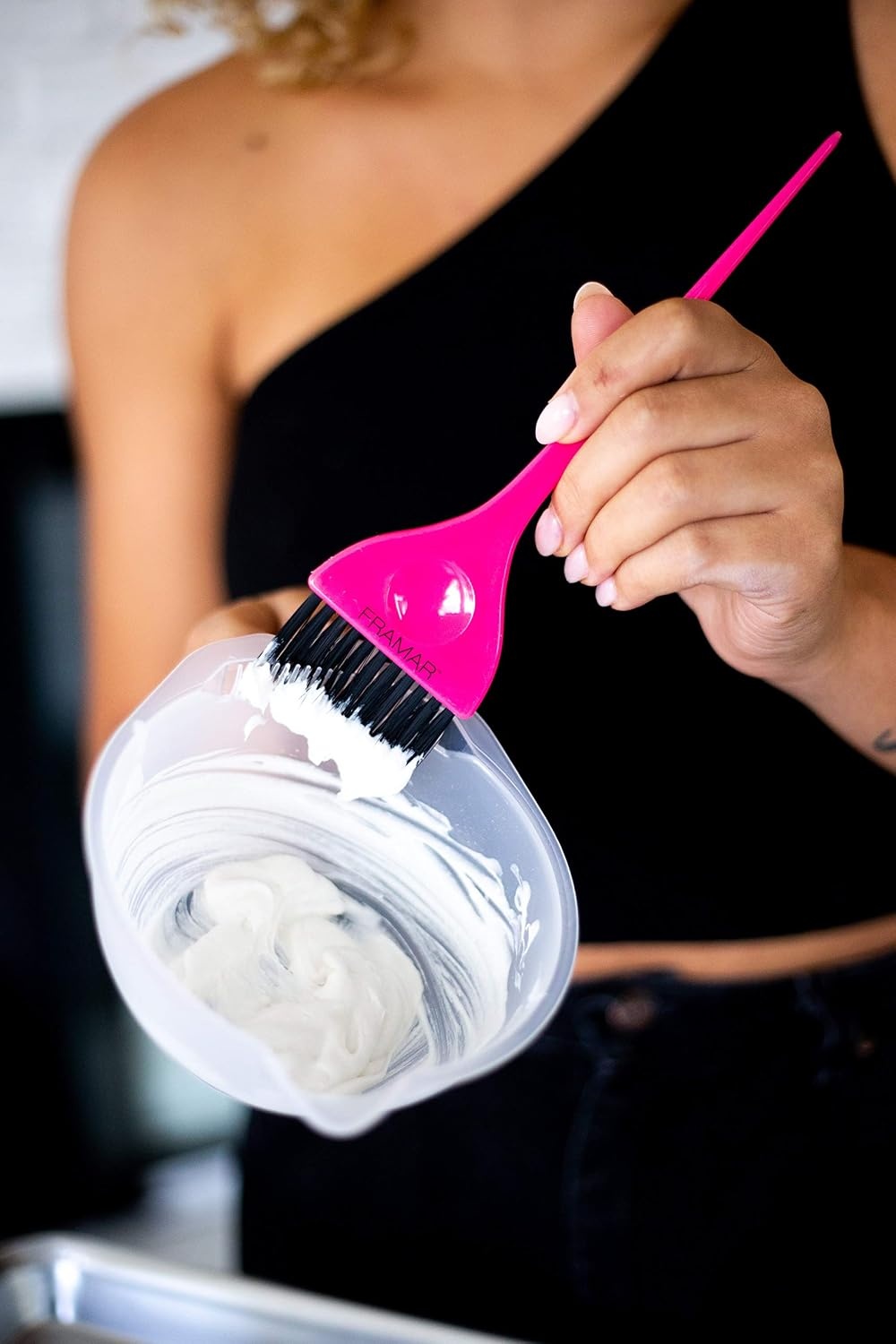 image:imageFRAMAR Color Bowl with Cleaner Set Color Bowls For Hairstylist  2 Pack